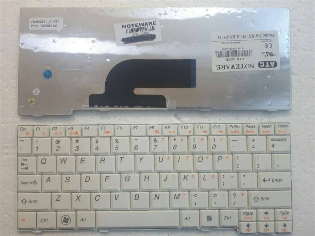 LENOVO S10-2 NOTEBOOK KLAVYE BEYAZ EN-Q