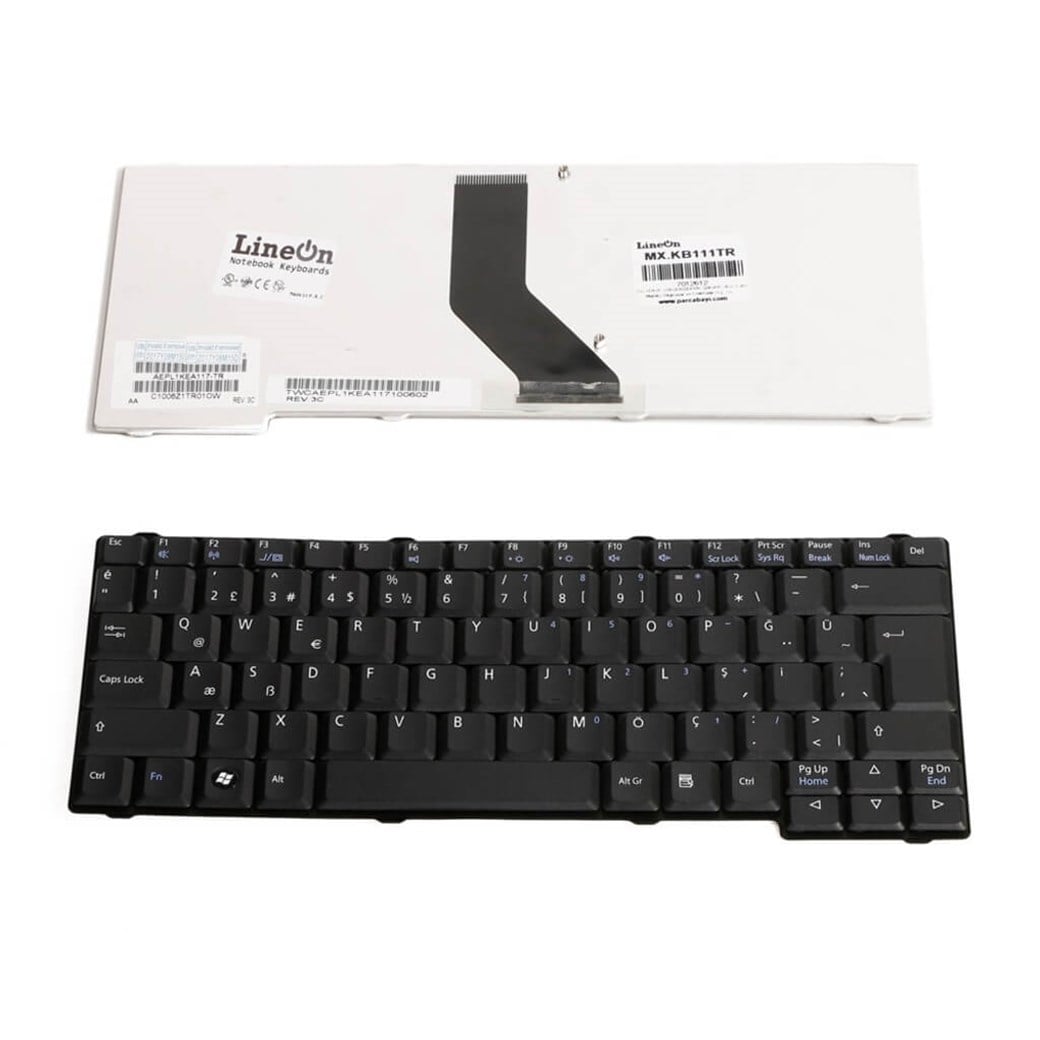 TOSHIBA SATELLITE PRO L10-250 KLAVYE SİYAH (TR-Q)