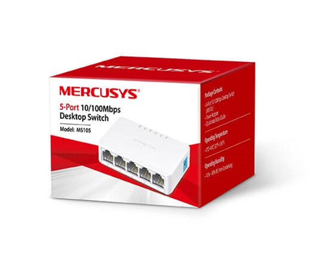 TP-LINK MERCUSYS MS105 5 PORT 10/100 YONETILEMEZ SWITCH