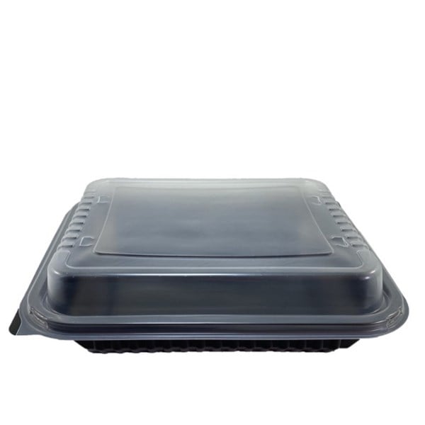 Ambalaj ÜrünleriUS MICROWAVE YEMEK KABI TEK BÖLMELİ KAPAKLI 50Lİ