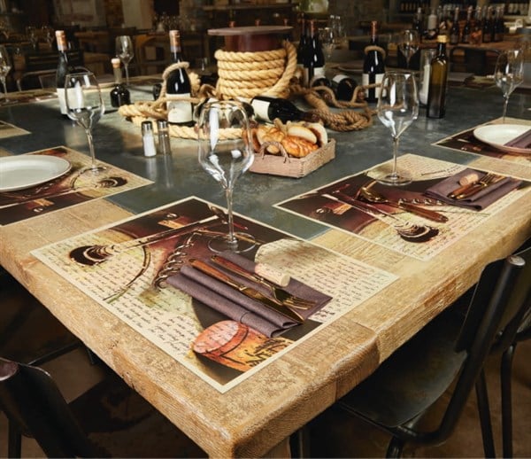 AMERİKAN SERVİSLERİDELUXE 50x35 BARRIQUE AMERİKAN SERVİSİ 100'LÜ