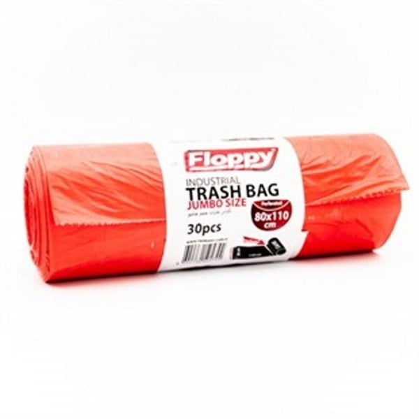 Çöp Poşeti80x110  EXTRA END. JUMBO 30LU PEMBE ÇÖP TORBASI