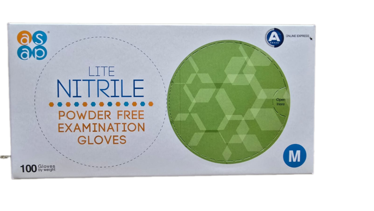 ELDİVEN ÇEŞİTLERİONLINE EXPRESS LATEKS NİTRİL PUDRASIZ ELDİVEN 100LÜ M (MAVİ)