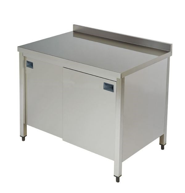 Endüstriyel Mutfak EkipmanlarıÇÖZÜM ÇALIŞMA TEZGAHI DOLAPLI DD716