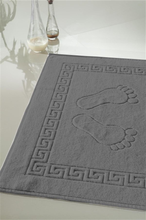 EV TEKSTİLİVAROL AYAK HAVLUSU KOYU GRİ 50*70