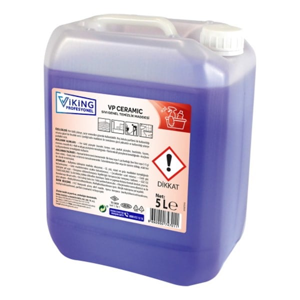 Genel Temizlik HijyeniV PROFESYONEL SIVI GENEL TEMİZLİK MADDESİ 5LT