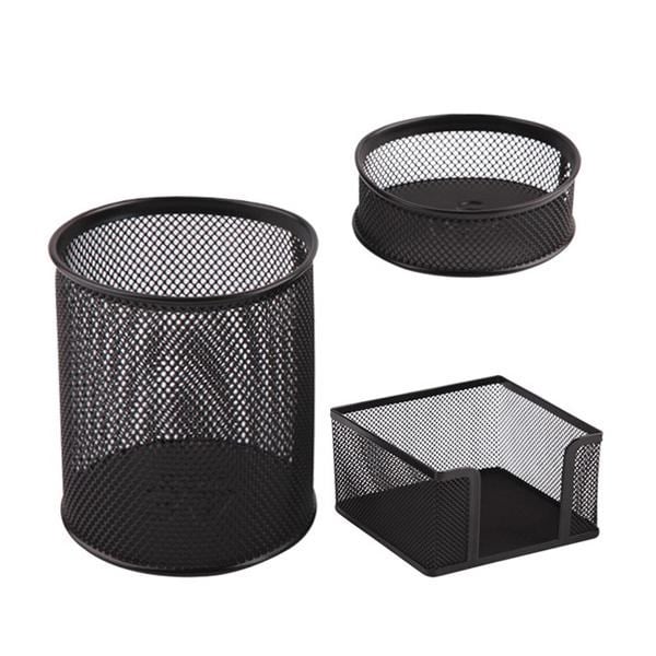 OFİS KIRTASİYEMETAL MASA ÜSTÜ 3LÜ SET