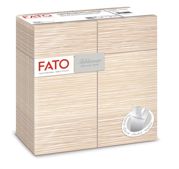 PEÇETELERAIRLAID 40x40 MILLE RIGHE SABBIA KATLANMIŞ PEÇETE 40'LI