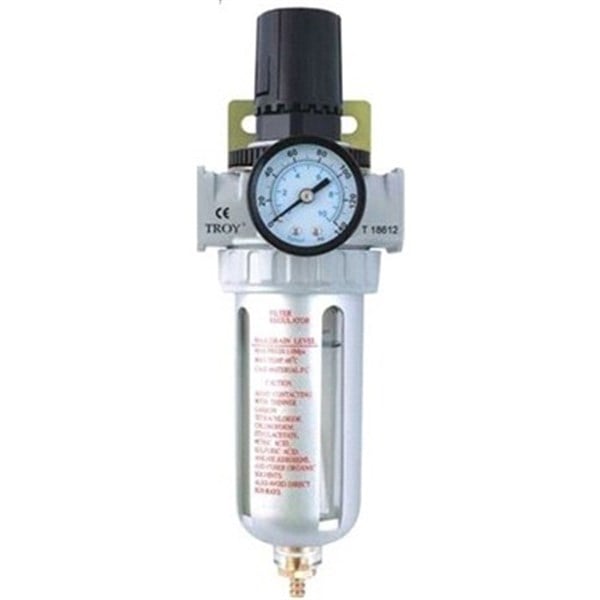 TOLON YEDEK PARÇATOLON ŞARTLANDIRICI 1/2'' F+L + MANOMETRE 0-12 BAR HAVA