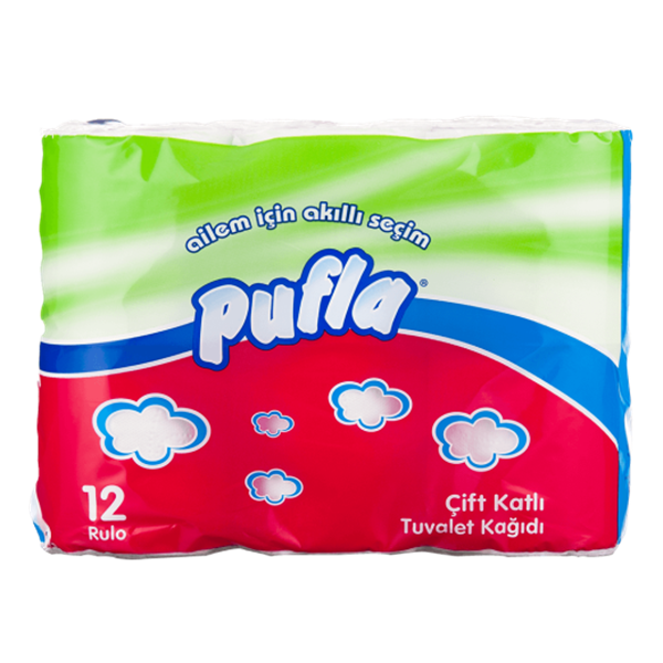Tuvalet KağıdıS PUFLA TUVALET KAĞIDI 12Lİ