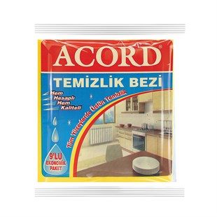 ÜRETİCİDEN TÜKETİCİYEACORD TEMİZLİK BEZİ