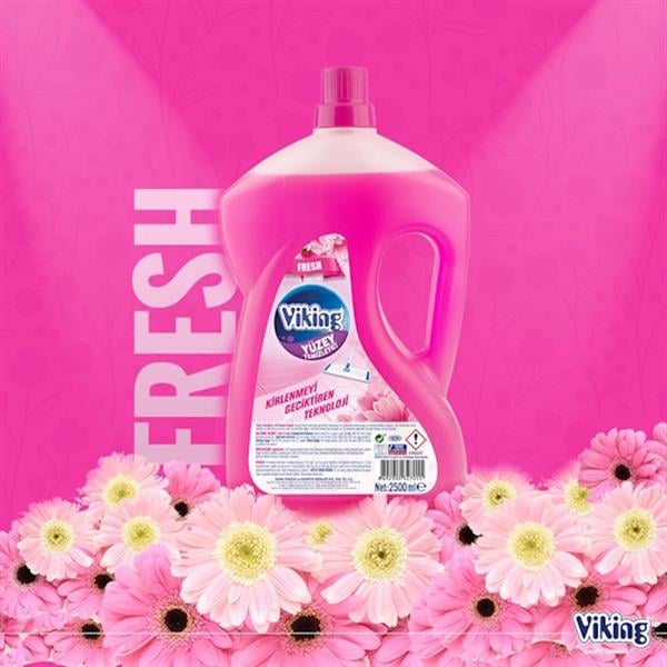 ÜRETİCİDEN TÜKETİCİYEVİKİNG YÜZEY TEMİZLEYİCİ FRESH 2,5LT