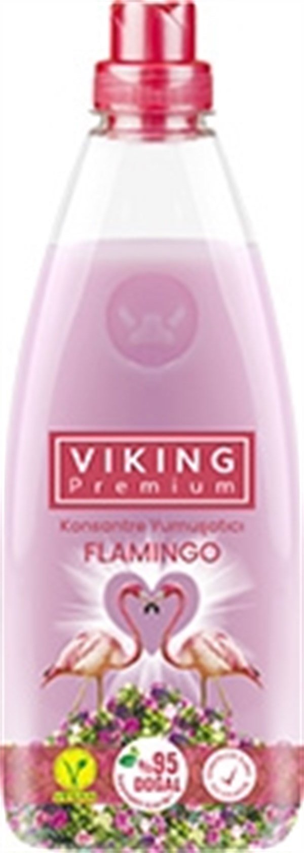 Vegan Doğal TemizlikV BİTKİSEL KONSANTRE YUMUŞATICI FLAMINGO 1200ML