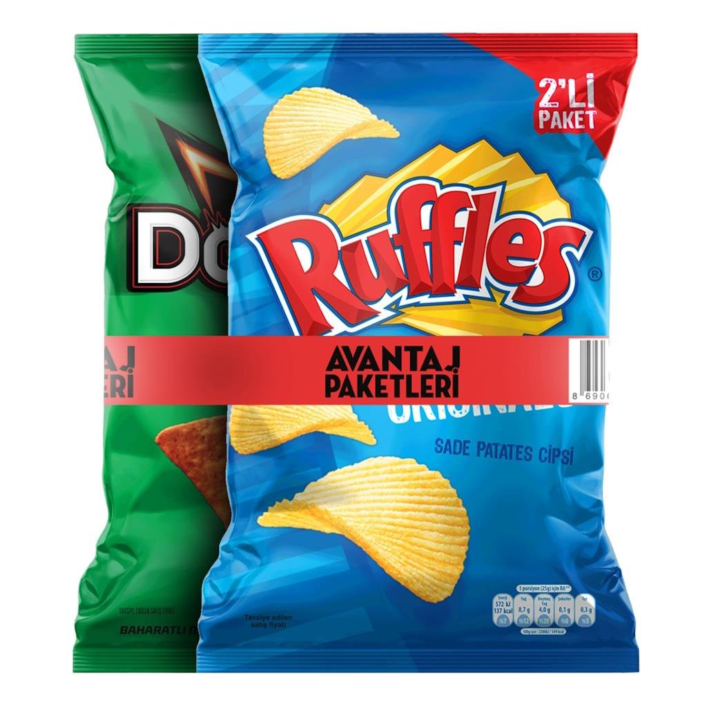 DORITOS RUFFLES MEGA PAKET 411 GR