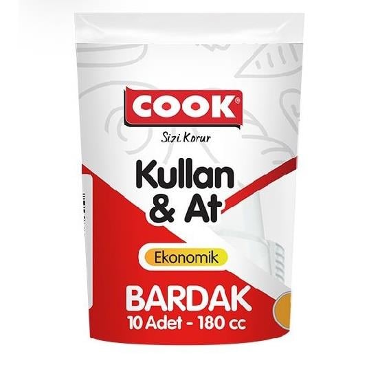 COOK EKO PLASTIK BARDAK 10 LU