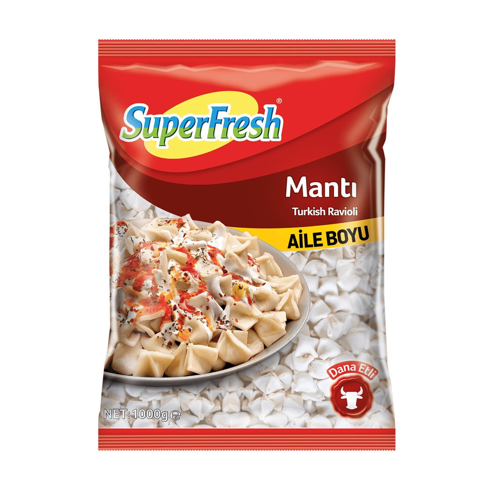 SÜPERFRESH MANTI 1000 GR KL:1*6