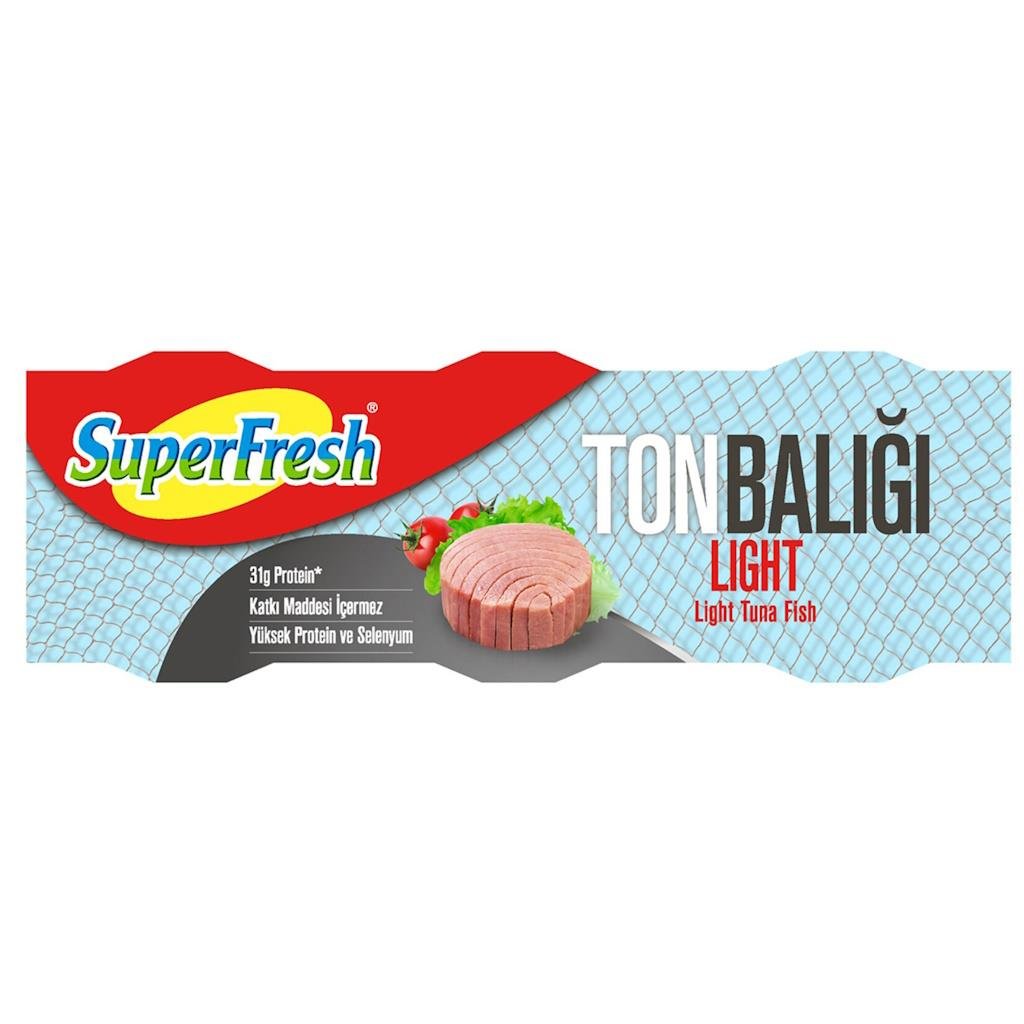 SUPERFRESH TON BALIGI LIGHT 3*75 GR KL 8