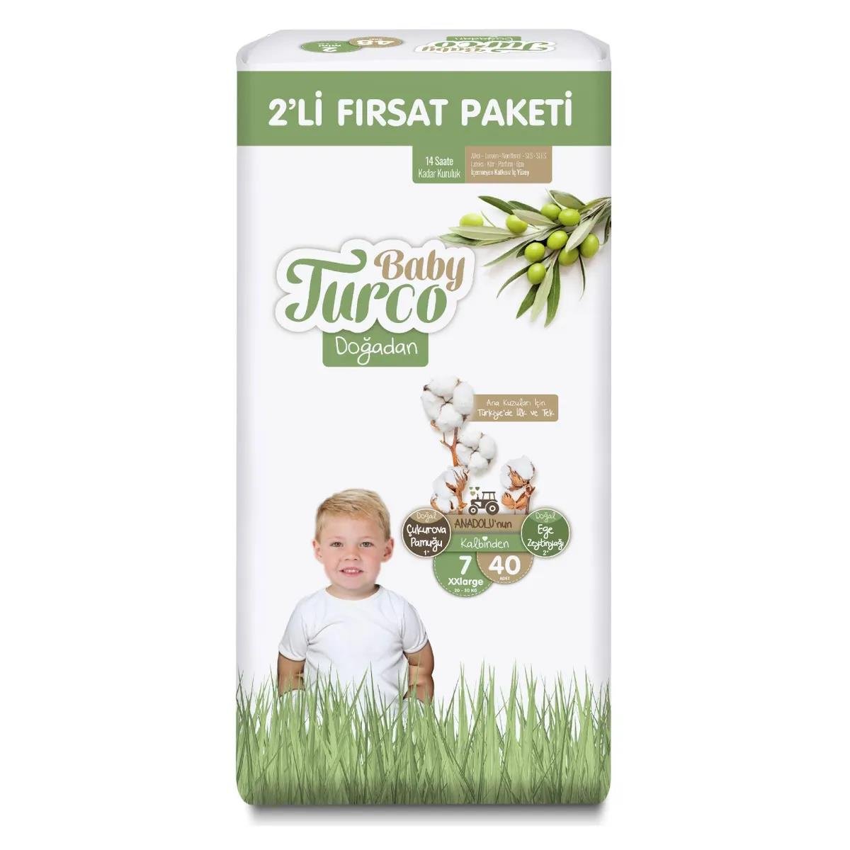 BABY TURCO DOĞADAN 7 NO İKİLİ FIRSAT PAKETİ 40 LI