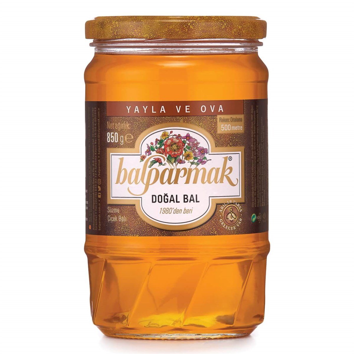 BALPARMAK 850gr Yayla ve Çiçek Balı