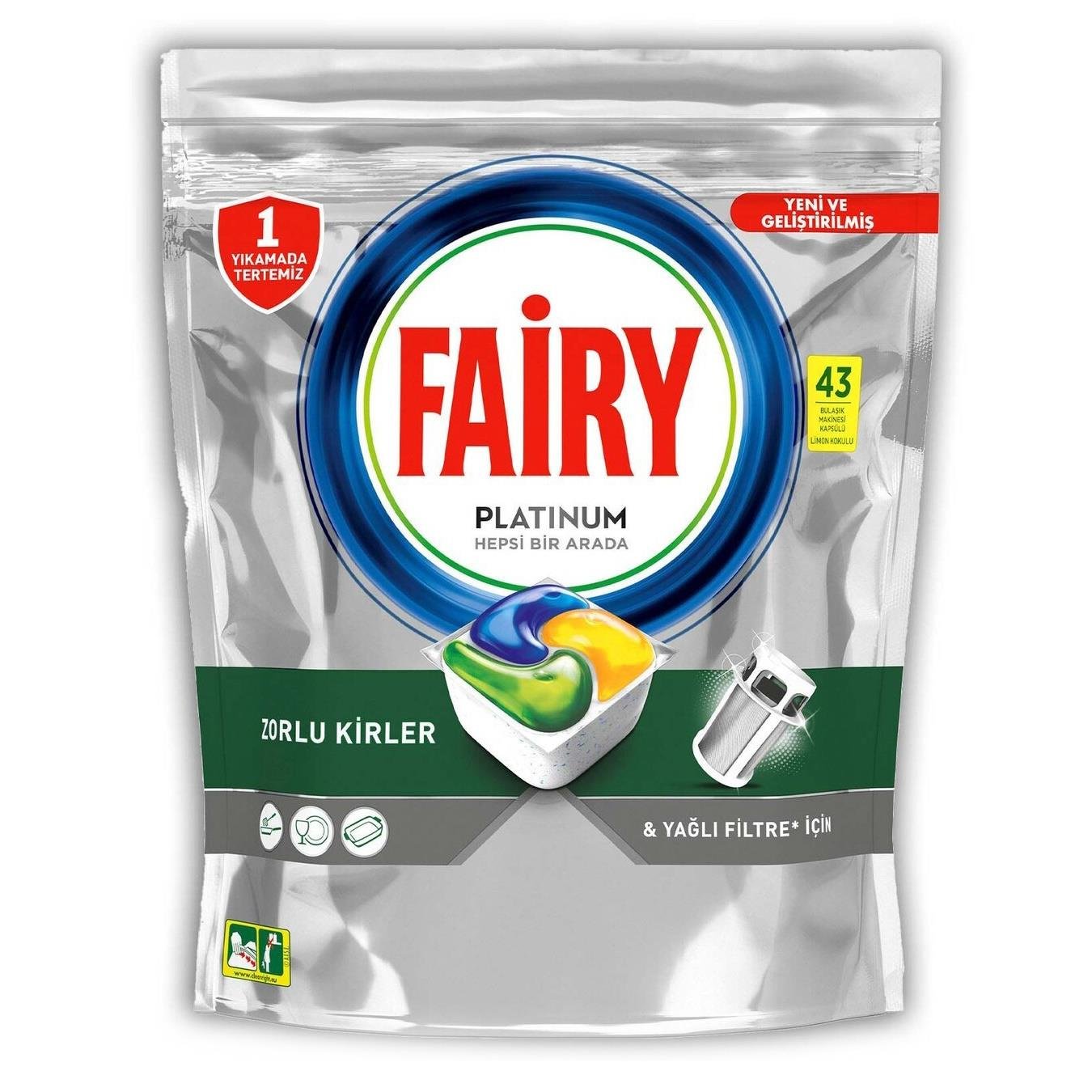 Fairy Tablet Platinum Kapsül 43 Adet Limon