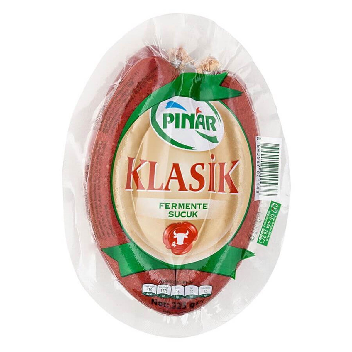 Pınar Sucuk 225g Klasik Fermente