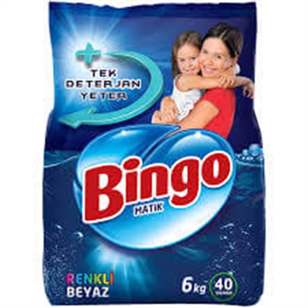 BINGO AUTOMAT KONS 6 KG RENKLI BEYAZ
