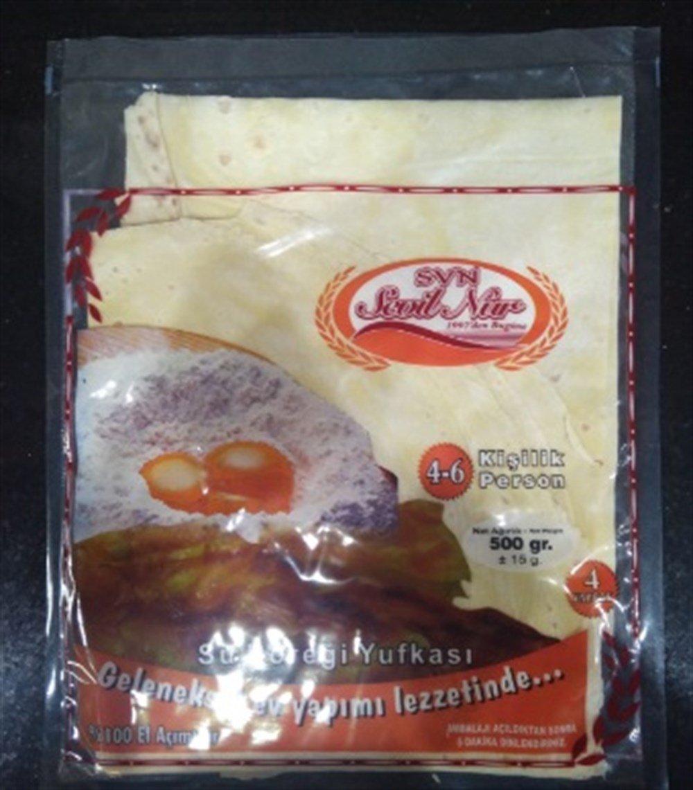 SEVILNUR SU BOREGI YUFKA 500 GR