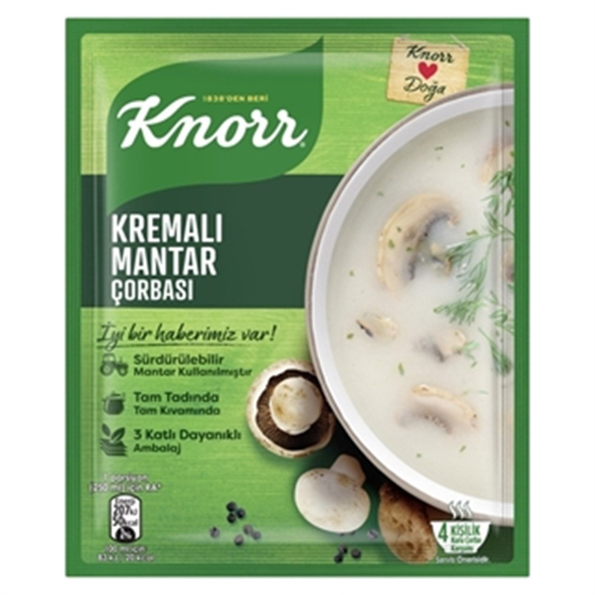 Knorr Çorba 63g Kremalı Mantar Çorbası 