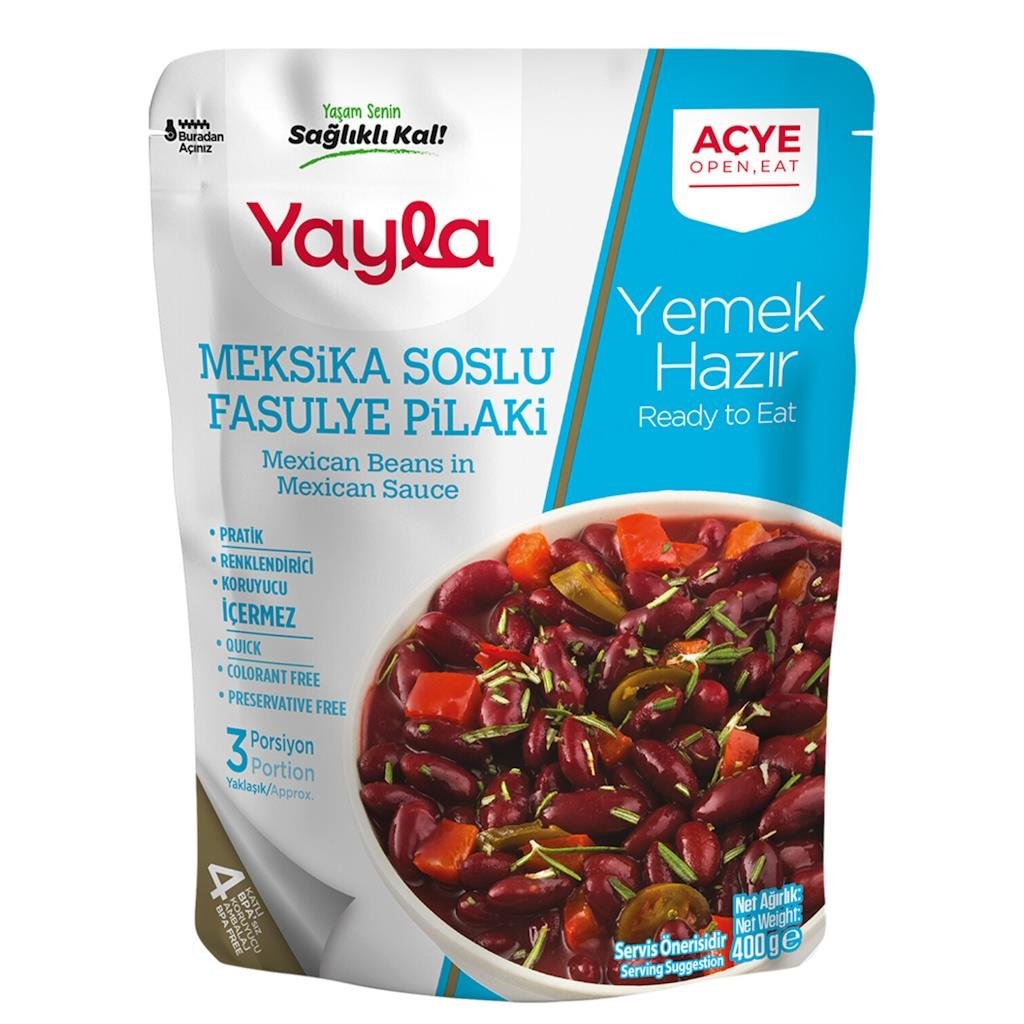 Yayla Hazır Yemek 400g Meksika Soslu Pilaki