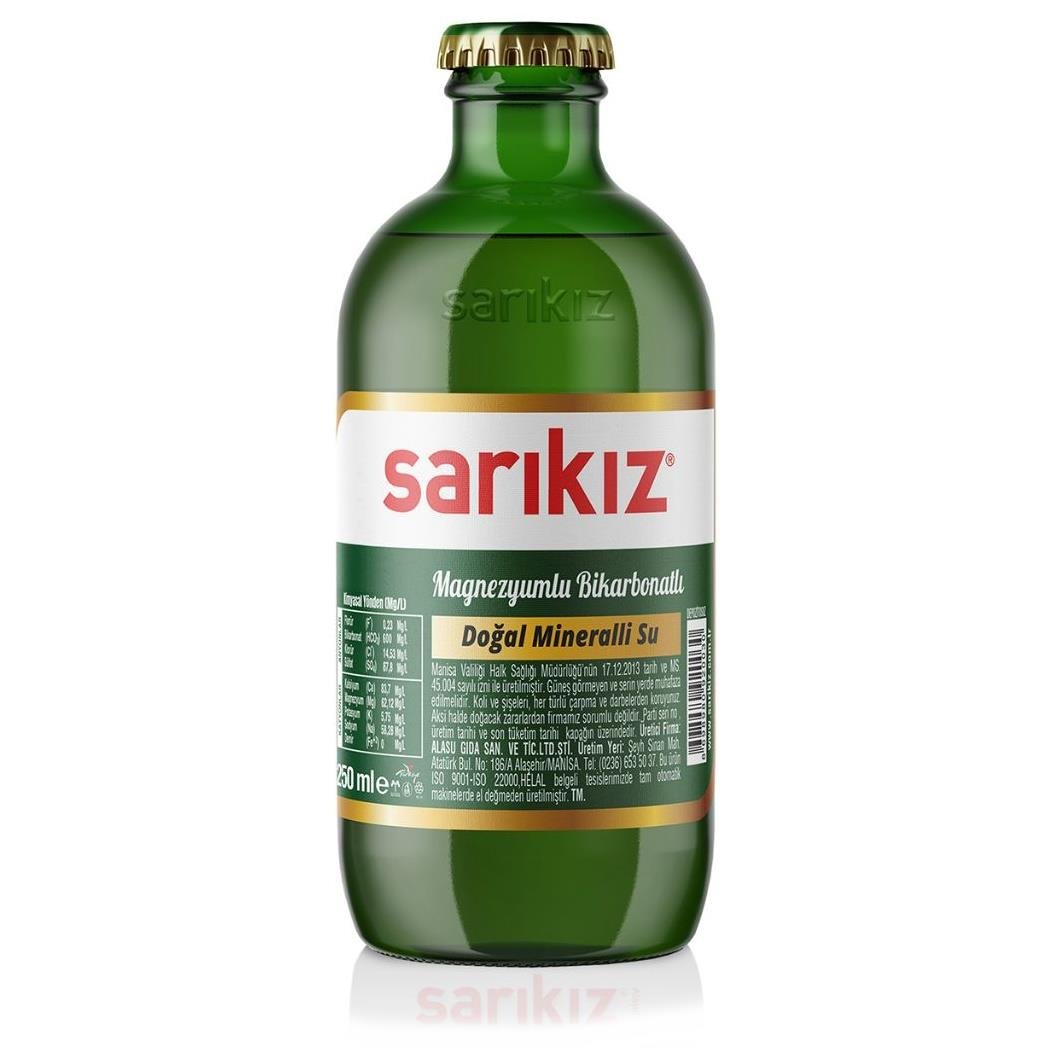 Sarıkız Sade Soda 250ml Doğal Mineralli Su
