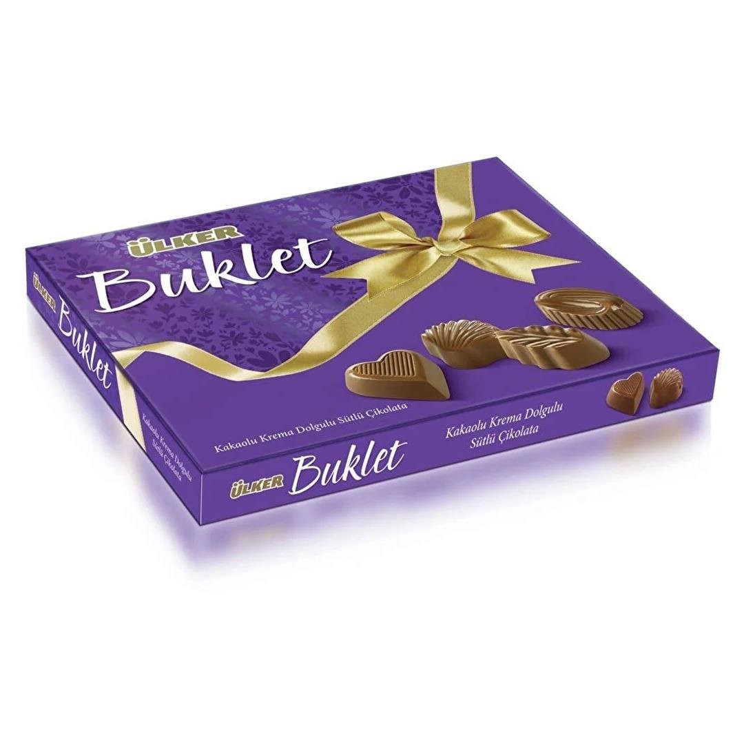 Ülker Buklet Kakaolu Krema Dolgulu Sütlü İkramlık Çikolata 200g