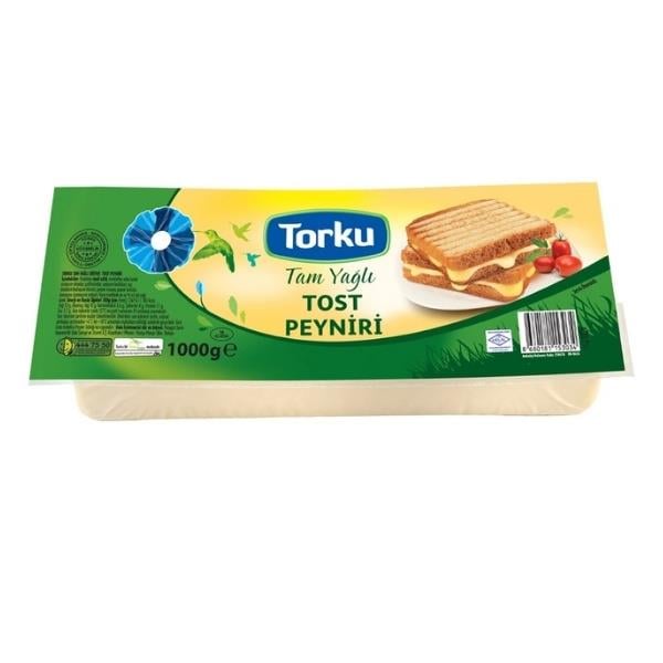 Torku Tost Peyniri 600g Tam Yağlı Taze Kaşar