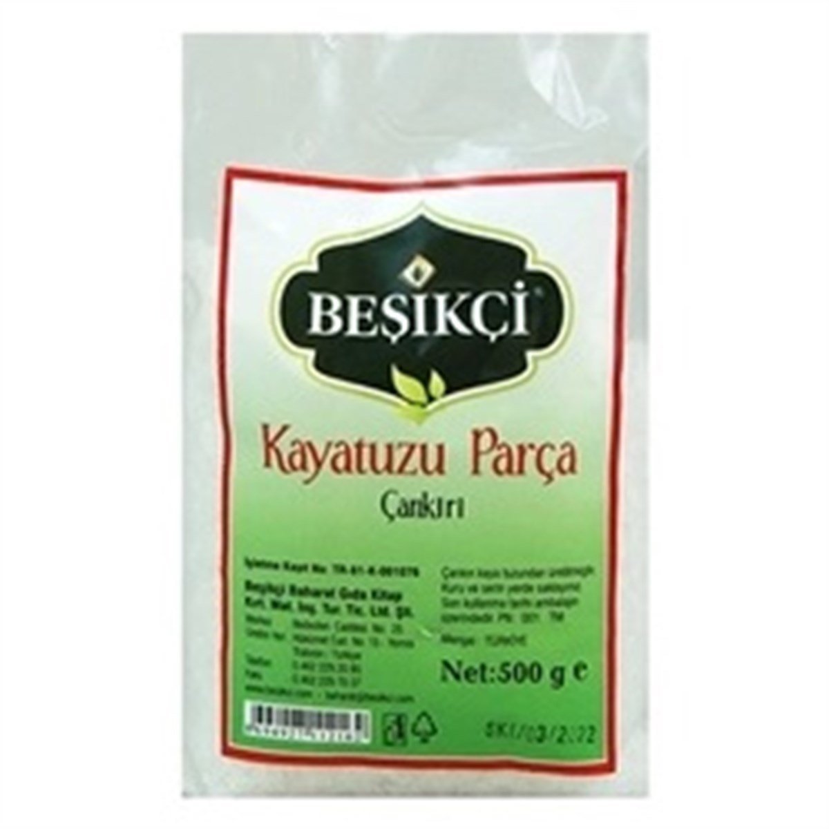 BESIKCI PARÇA  KAYA TUZU 500 GR