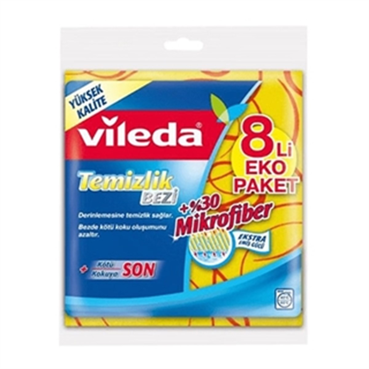 VILEDA TEMIZLIK BEZI 8 LI %30 MIKROFIBER