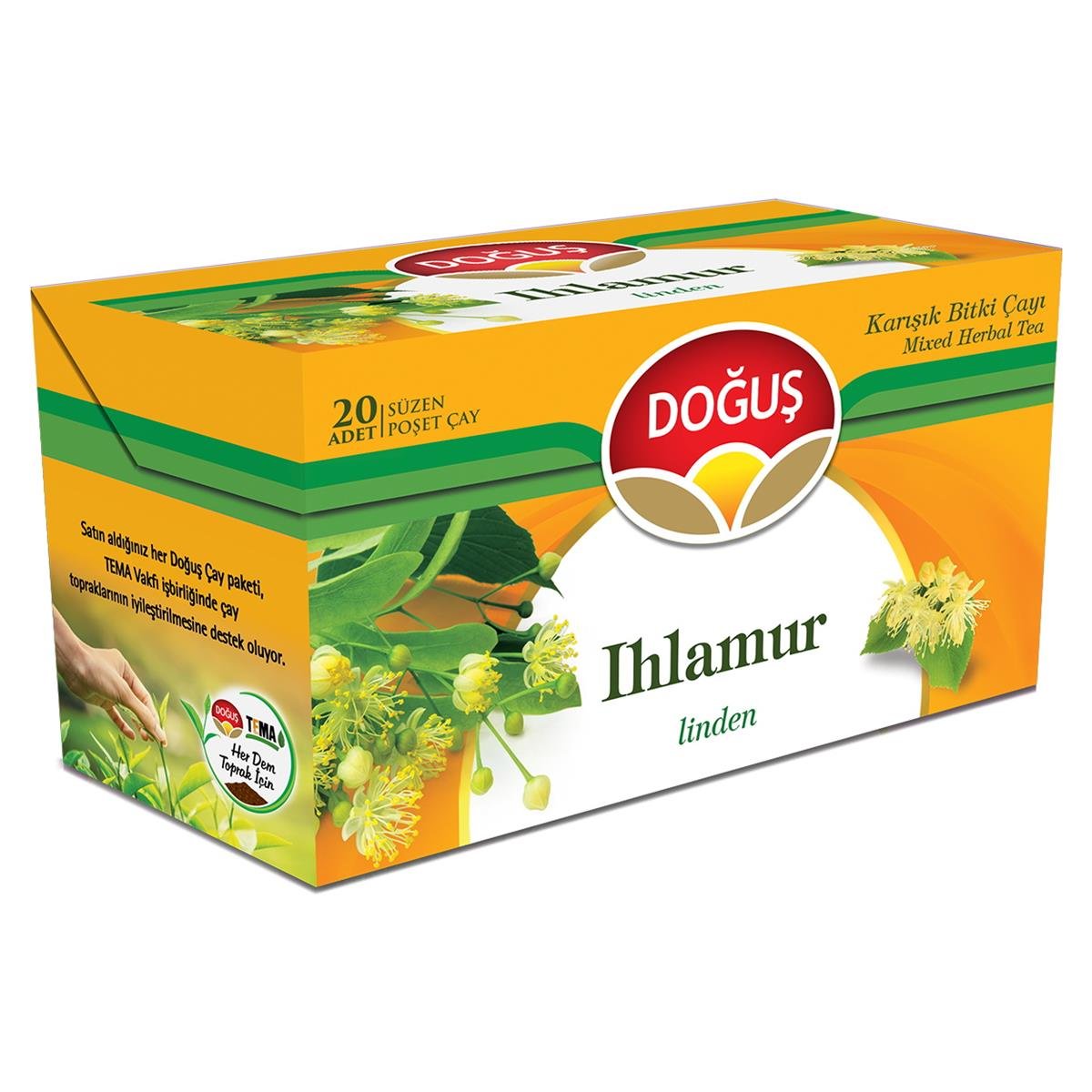 DOĞUŞ 20Lİ SÜZEN POŞET ÇAY IHLAMUR