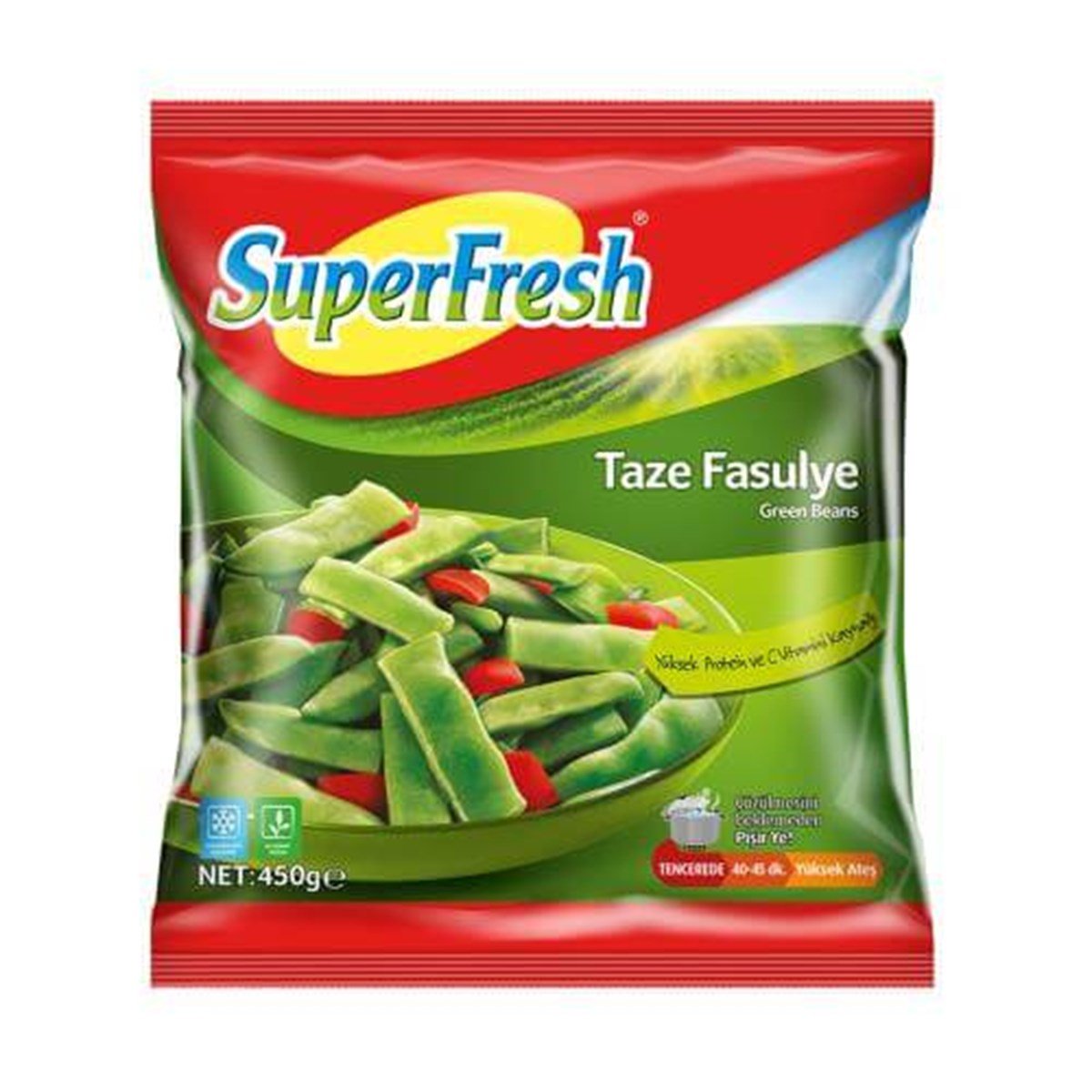 SüperFresh Taze Fasulye 450g