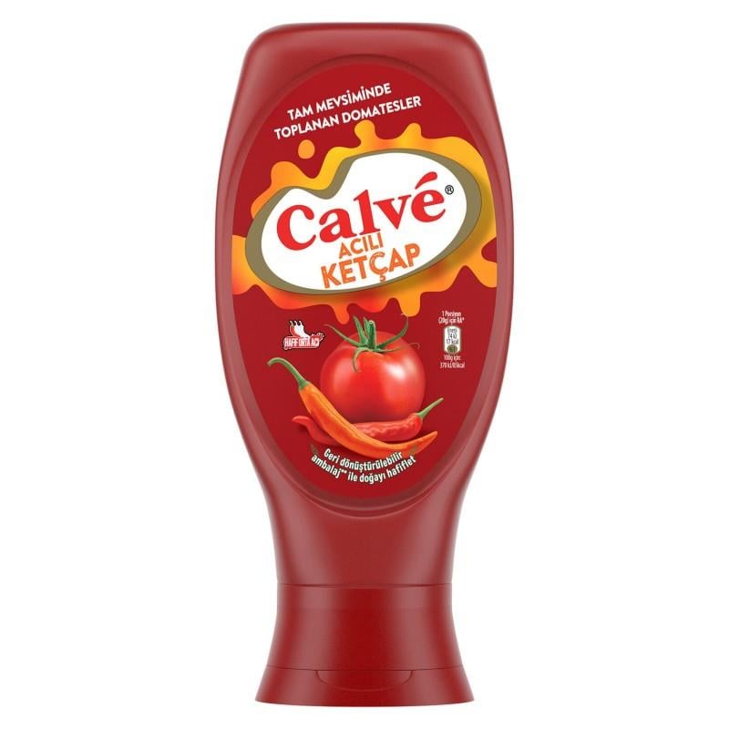 Calve Ketçap 400g Acılı