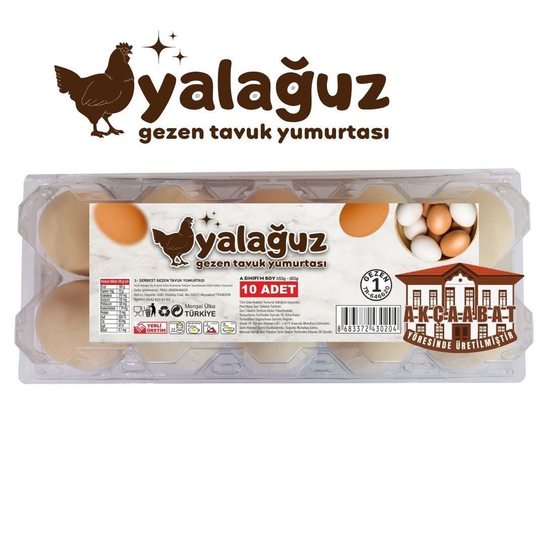 YALAGUZ 10 LU GEZEN TAVUK YUMURTASI