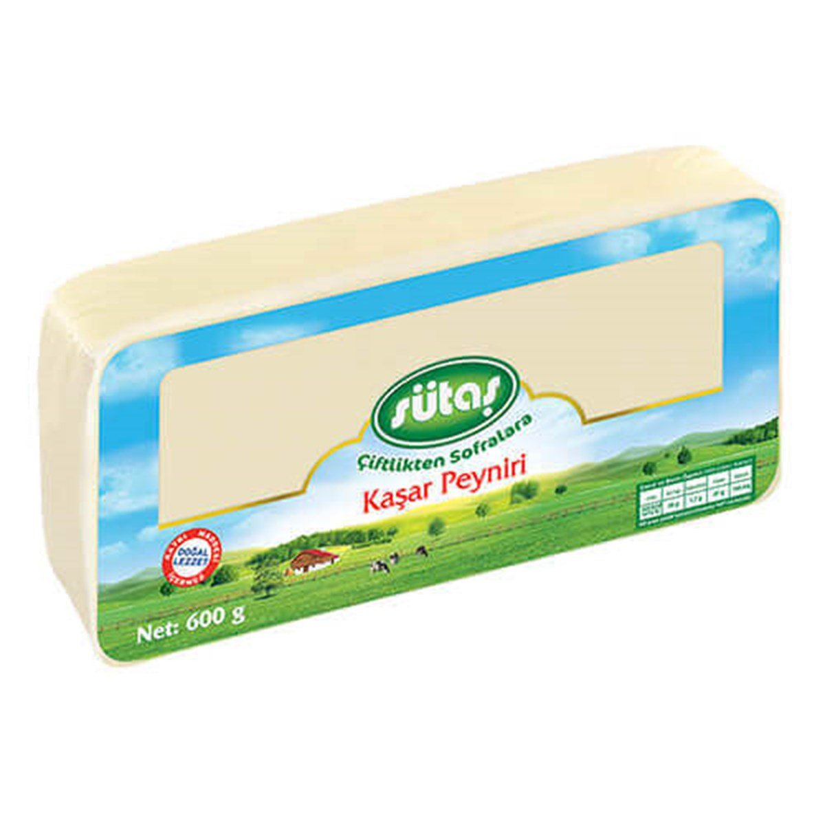 Sütaş Taze Kaşar Peynir 600g
