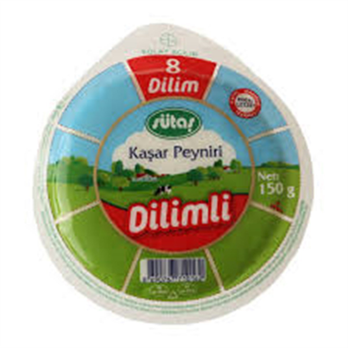 SÜTAS 150 GR 8 DILIM KASAR 