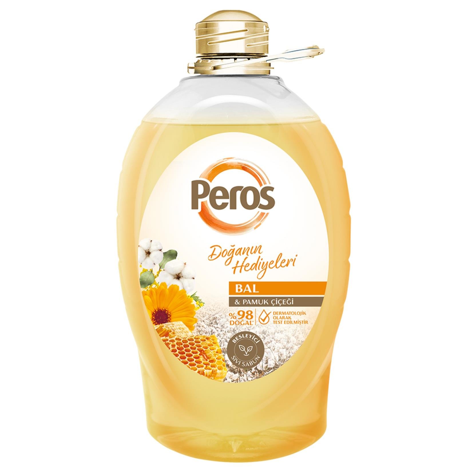 PEROS 3 KG SIVI SABUN HONEY & COTTON FLOWER * 4