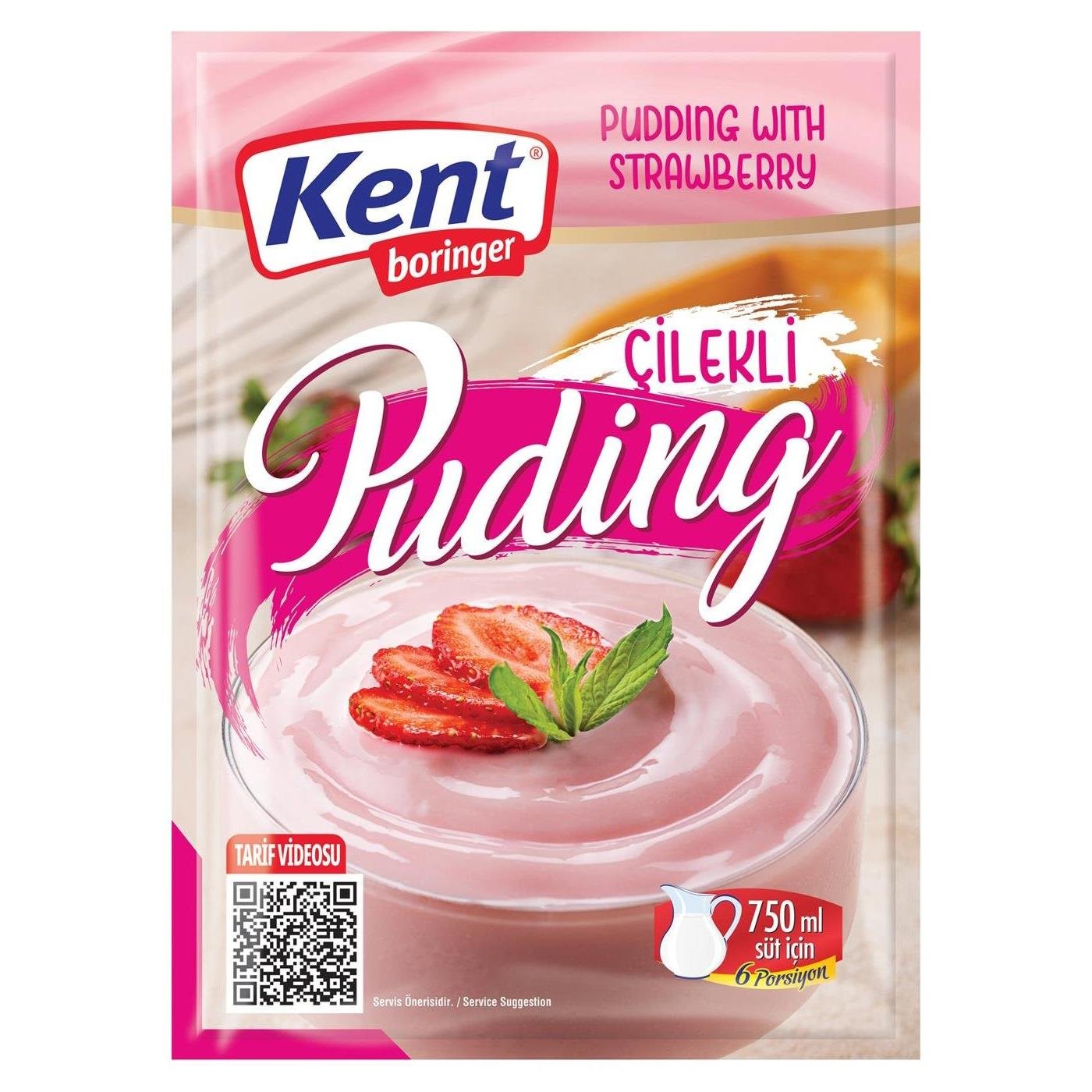 KENT BORINGER PUDING CILEKLI 125 GR*24