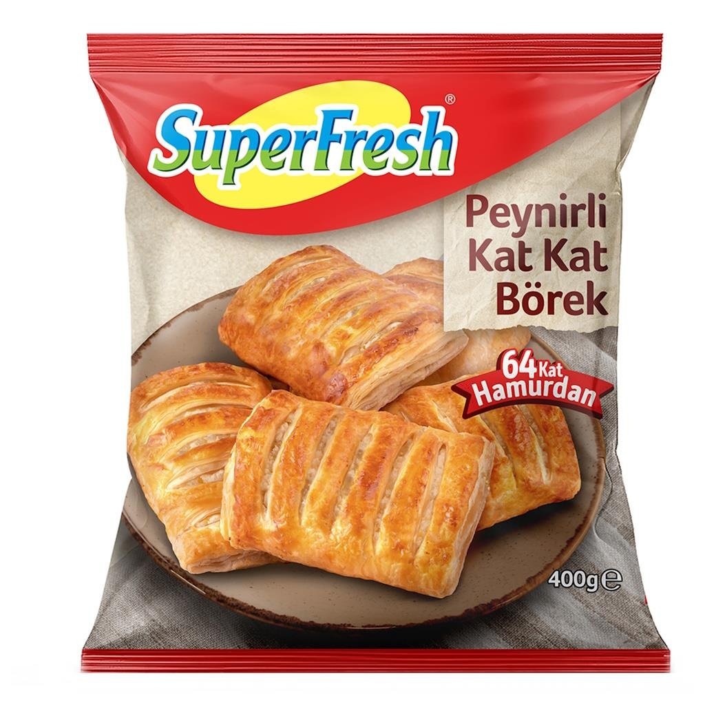 SÜPERFRESH PEYNIRLI KAT KAT BÖREK 400 GR*8