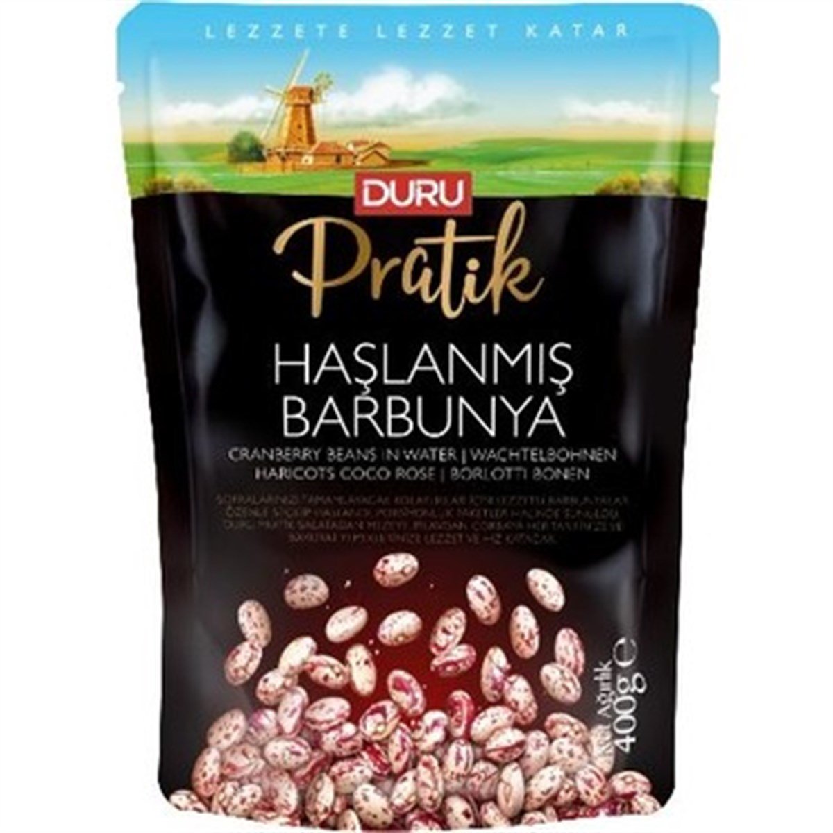 DURU BAKL.PRATIK HASLANMIS BARBUNYA 400 GR*8