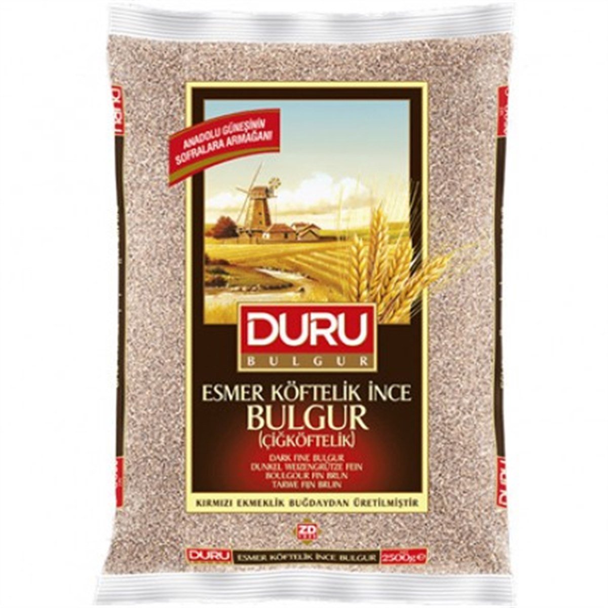 DURU BAKL.1 KG ESMER ÇIG KÖFTELIK BULGUR*12