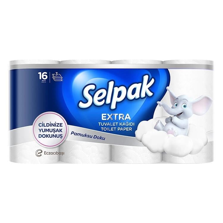 SELPAK TUV.KAĞIDI 16 LI EXTRA PAMUKSU 