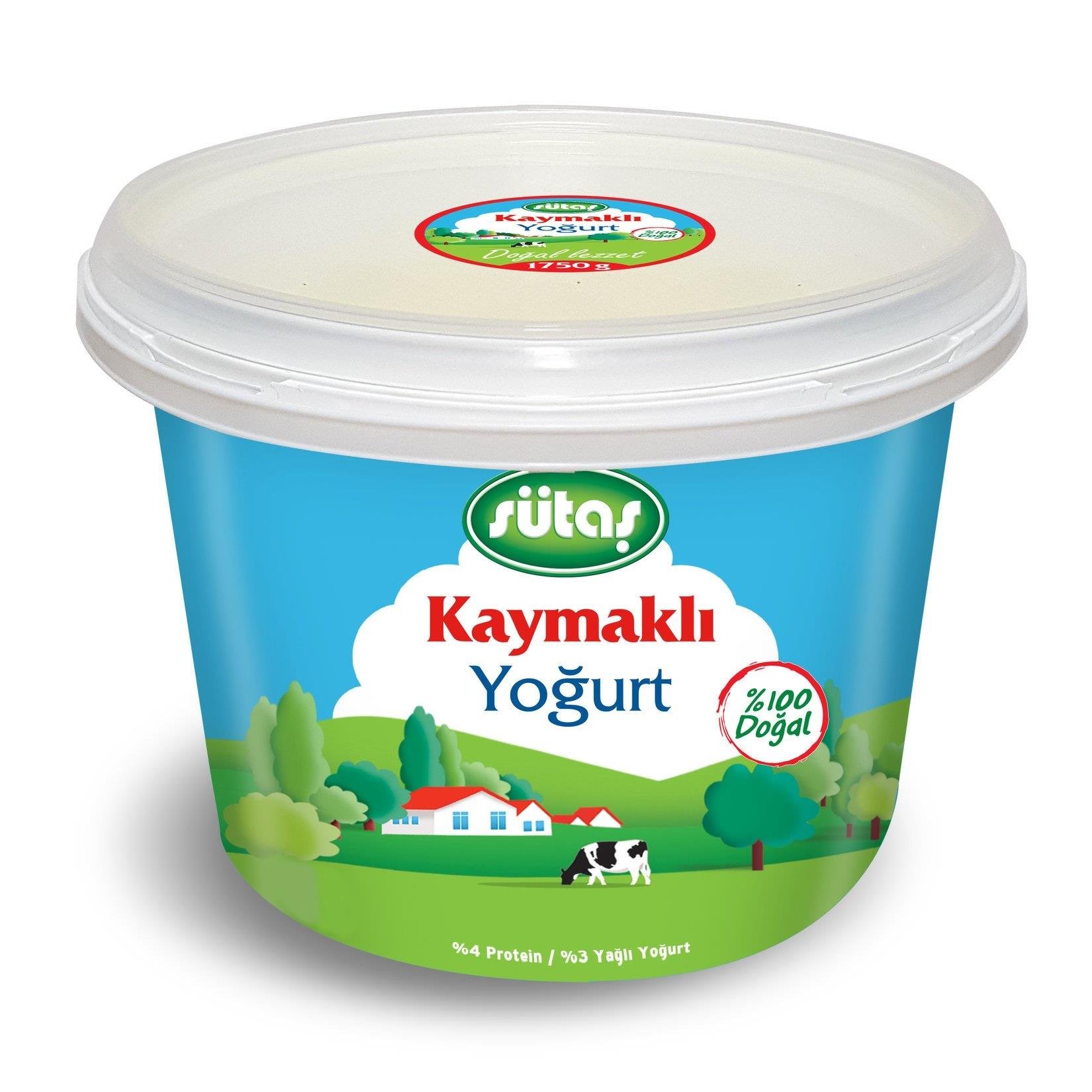 SÜTAŞ YÖRESEL KAYMAKLI YOĞURT 2000GR