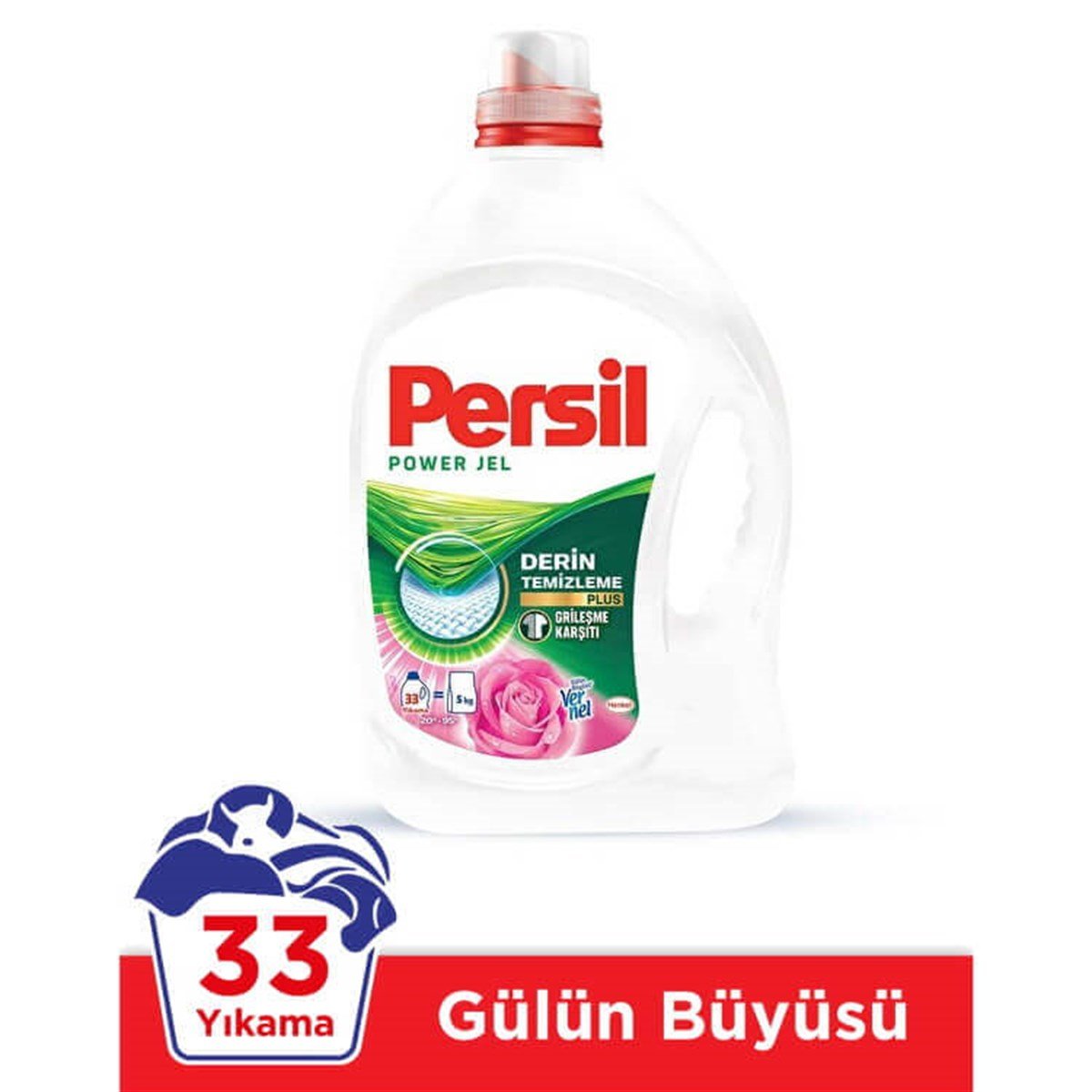 Persil Power Jel 2.31 L Gül Büyüsü 33 Yıkama Derin Temizleme Plus