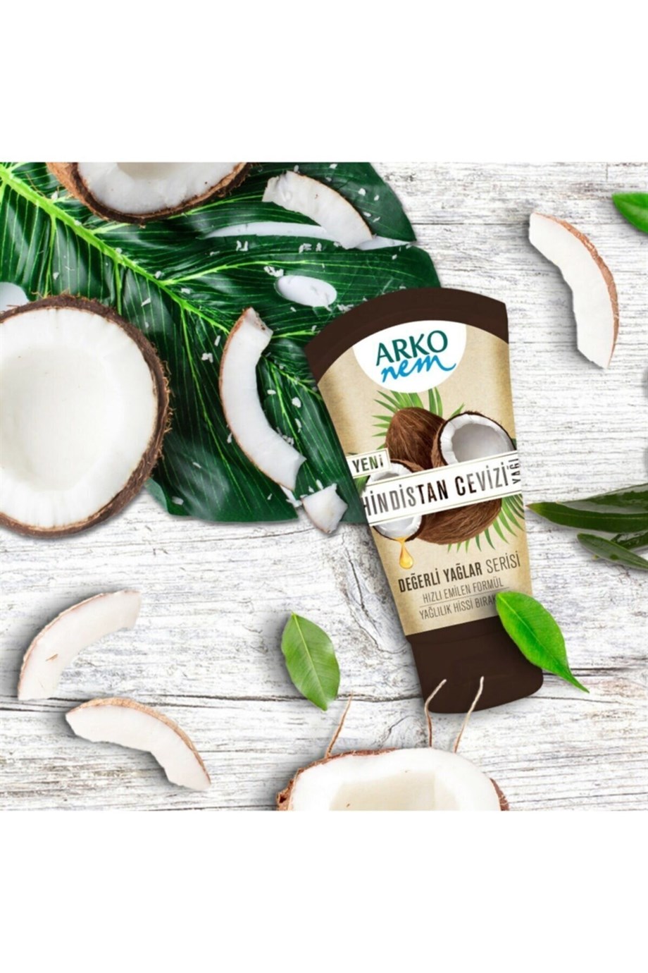 Arko Değerli Yağlar Hindistan Cevizi Nem Krem 60 Ml