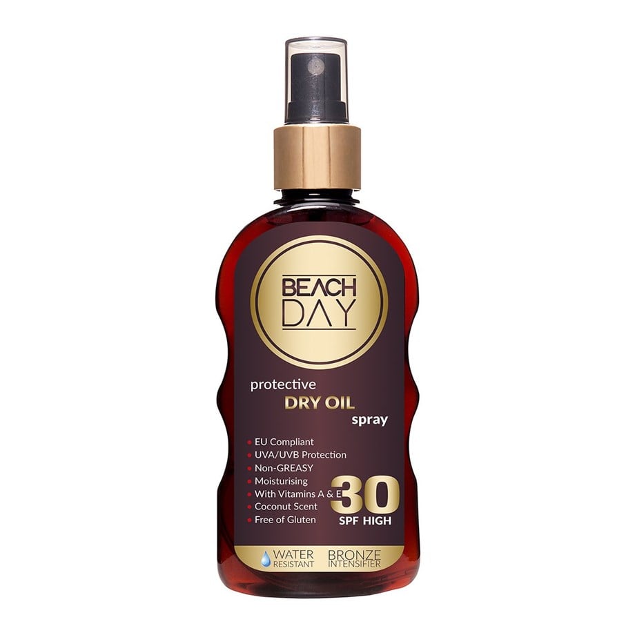 Beach Day Bronzlaştırıcı Koruyucu Kuru Güneş Yağı Spf 30 Sprey 150 Ml